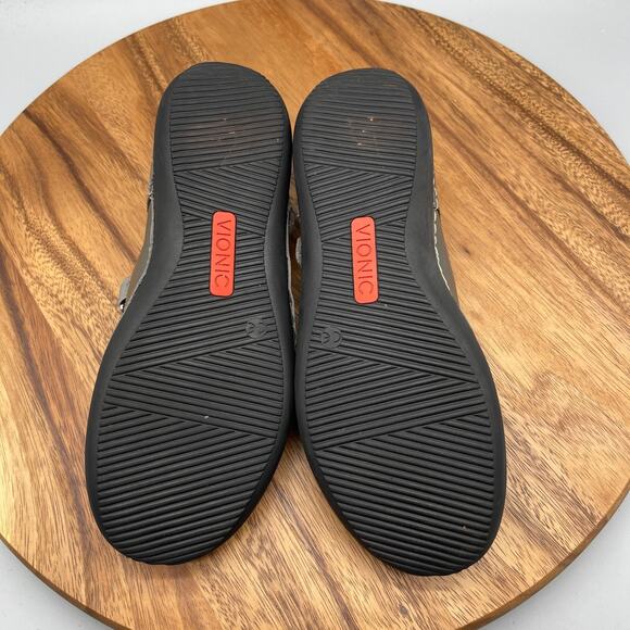 Vionic Judith Shoes Womens Size 9 Gold Metallic Leather Mary Jane Casual Comfort - Picture 7 of 8